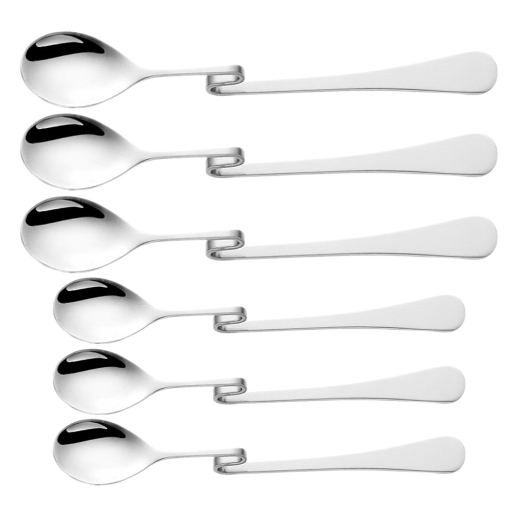 6 шт. десертных ложек из нержа – обзор и цена Bar Spoon Twisted