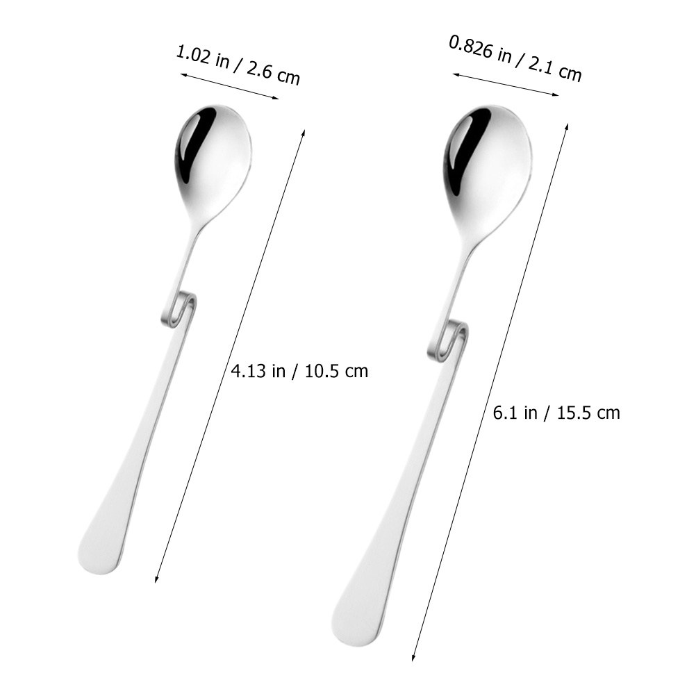 6 шт. десертных ложек из нержа – обзор и цена Bar Spoon Twisted