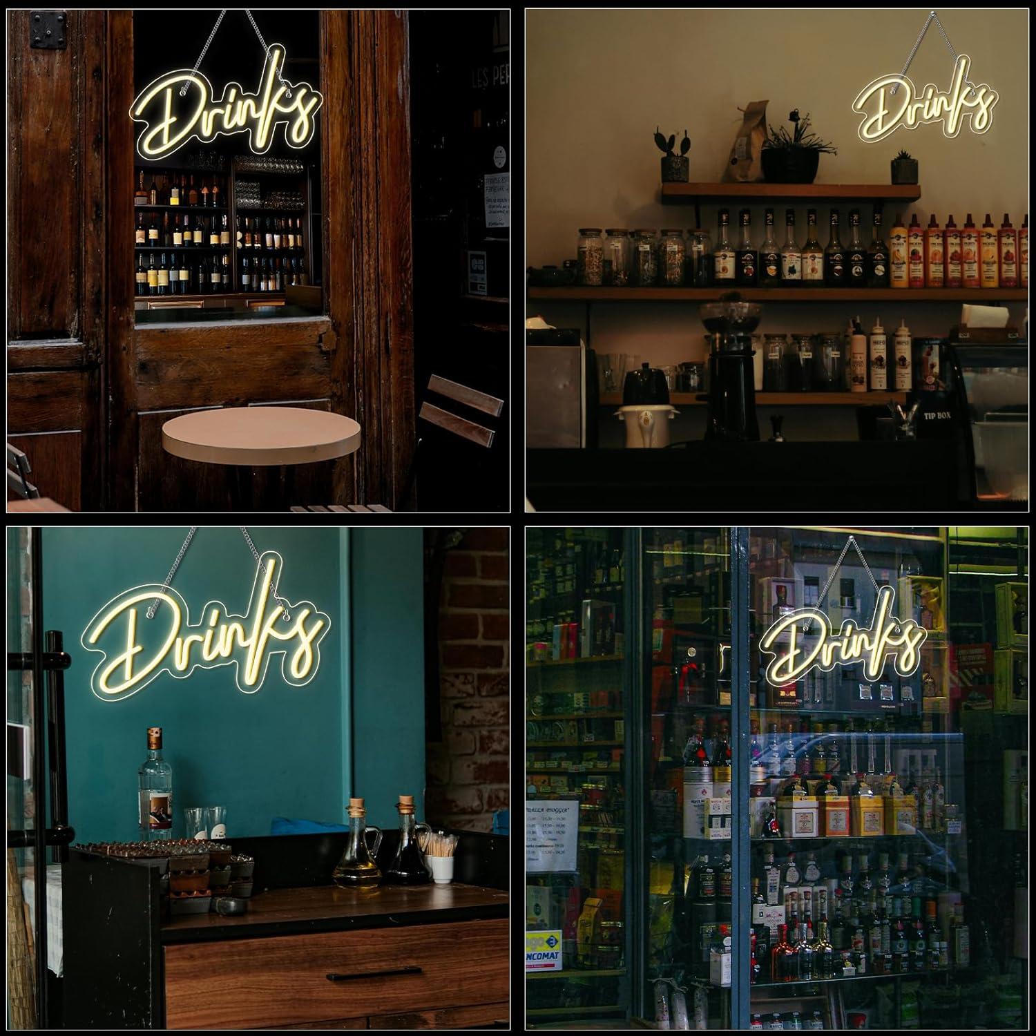 Неоновая вывеска с изображение – обзор и цена Home Bar And Restaurant